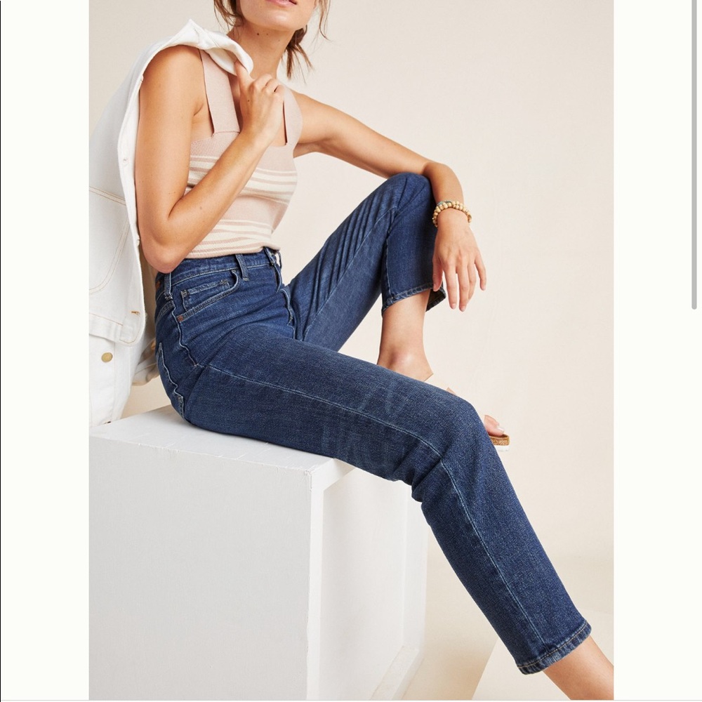 Anthropologie Pilcro high rise straight jeans
